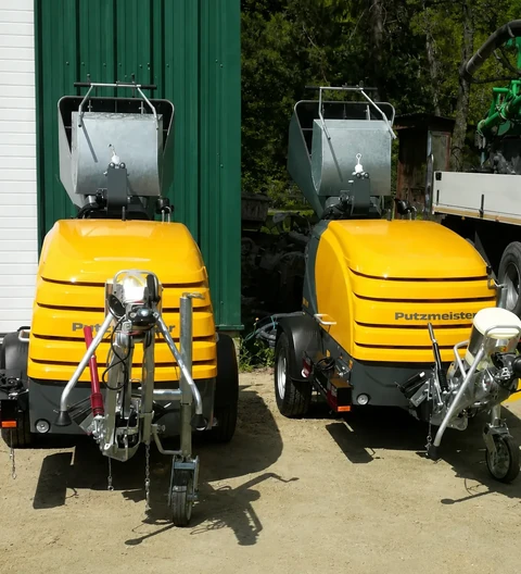 Putzmeister M740 įranga smėlbetonio grindų betonavimui Vilniuje