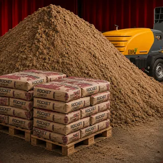Betonavimo darbai su betonavimo medžiagomis